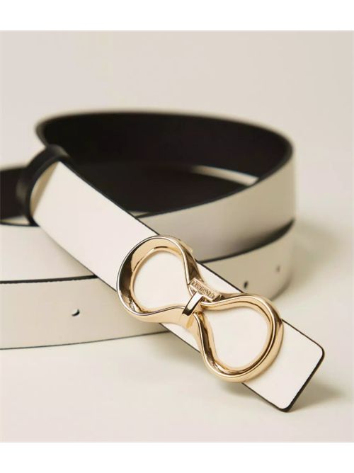 INFINITY BELT TWIN SET | 261TA444010180 BIC.NERO/PARCHMENT